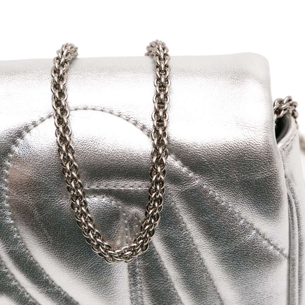 Alexander Mcqueen Mini Lambskin The Seal Chain Crossbody - Image 11