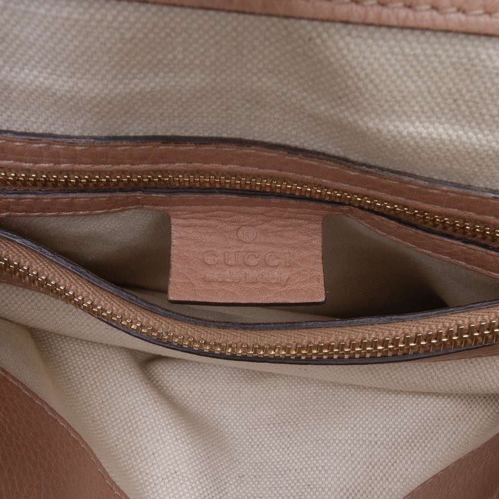 Gucci Medium Leather Bella Tote - 5