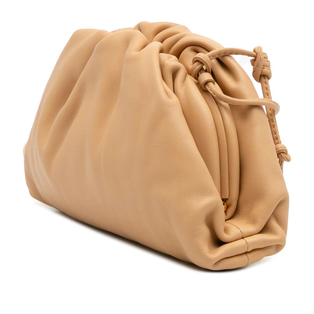 Bottega Veneta Lambskin The Mini Pouch Crossbody - Back view