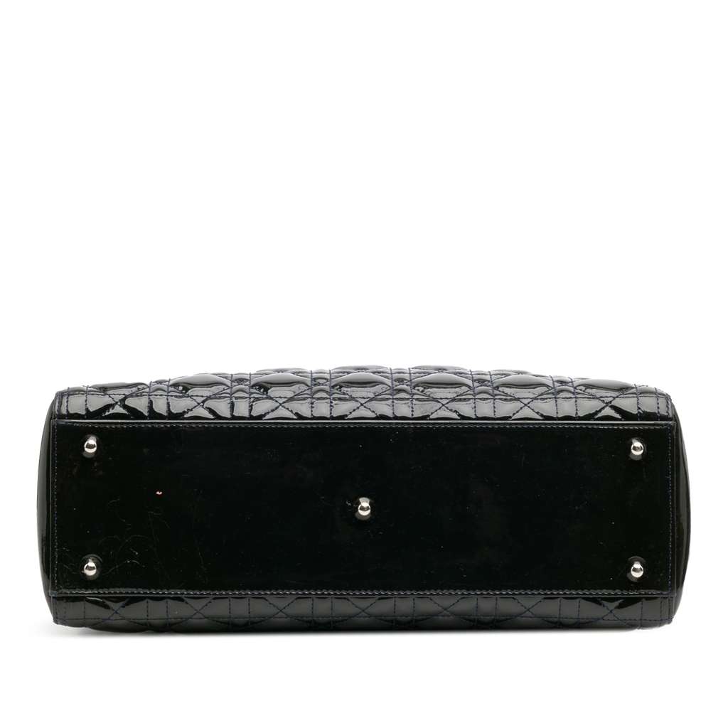Dior Large Patent Cannage Lady Dior - Image 6