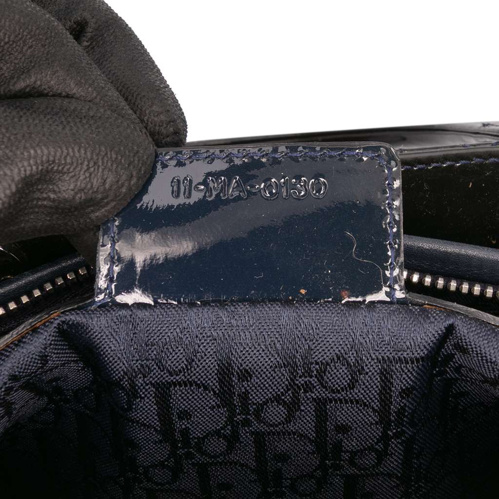 Dior Large Patent Cannage Lady Dior - Side view