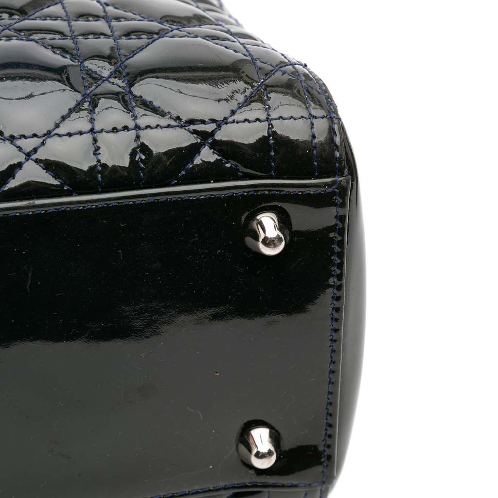 Dior Large Patent Cannage Lady Dior - Detail 1
