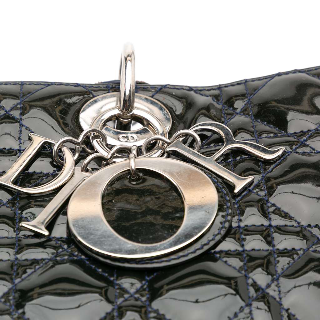 Dior Large Patent Cannage Lady Dior - Detail 2