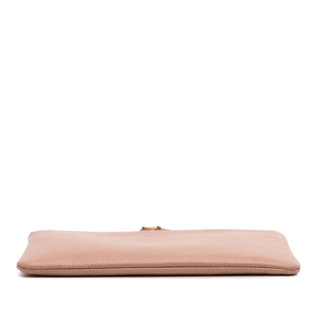 Gucci Calfskin Bamboo Clutch - Image 6