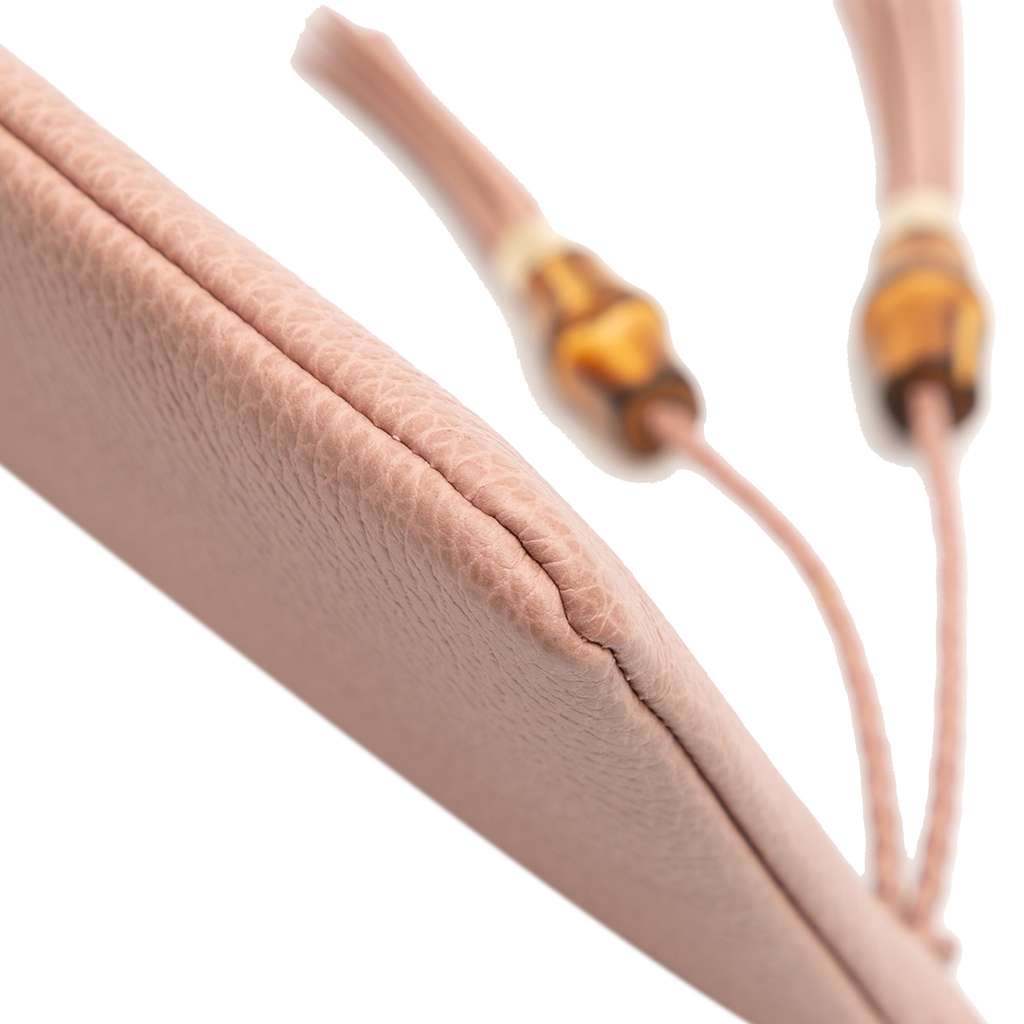 Gucci Calfskin Bamboo Clutch - Image 11