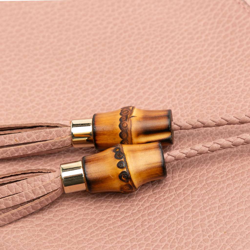 Gucci Calfskin Bamboo Clutch - Image 12
