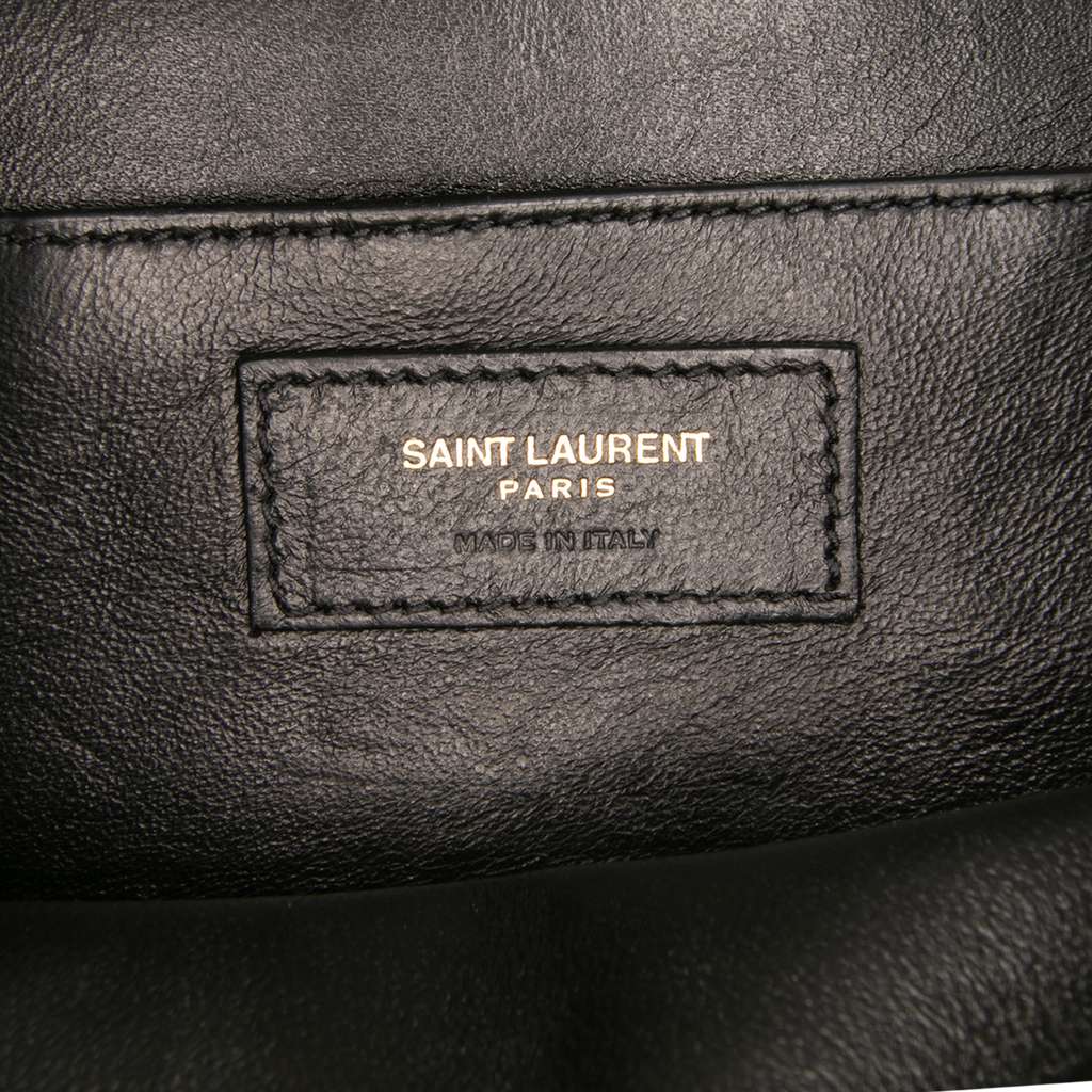 Saint Laurent Medium Leather Solferino Satchel In Box - Side view