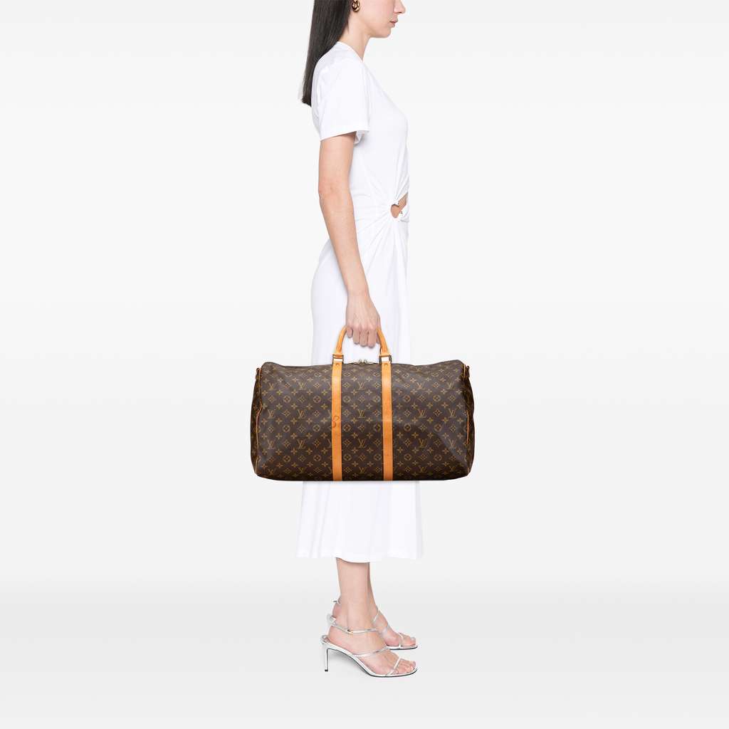 Louis Vuitton Monogram Keepall Bandouliere 55 - Image 13