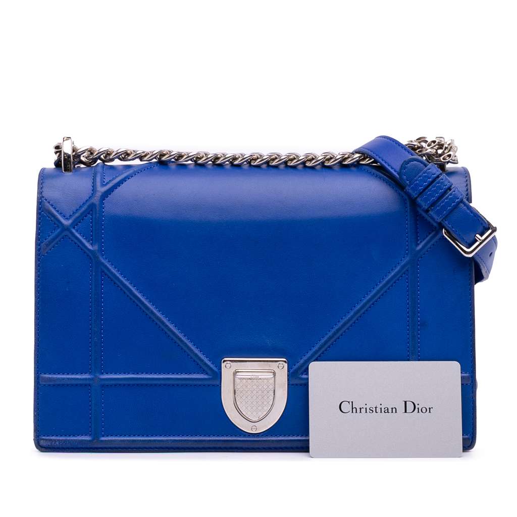 Dior Medium Lambskin Diorama Flap - Image 14