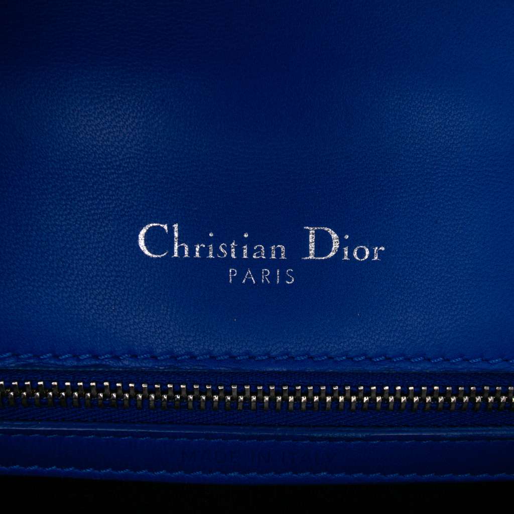 Dior Medium Lambskin Diorama Flap - Side view