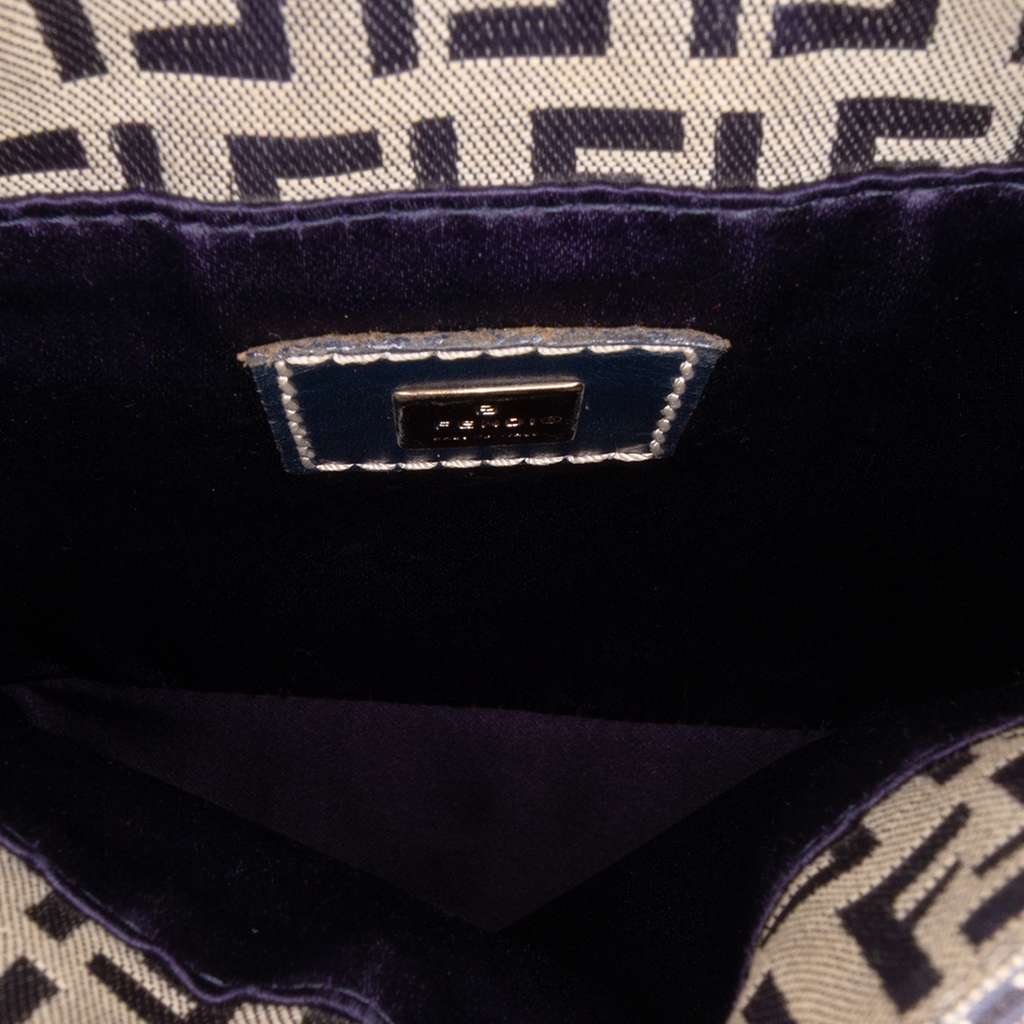 Fendi Zucchino Canvas Shoulder Bag - 4