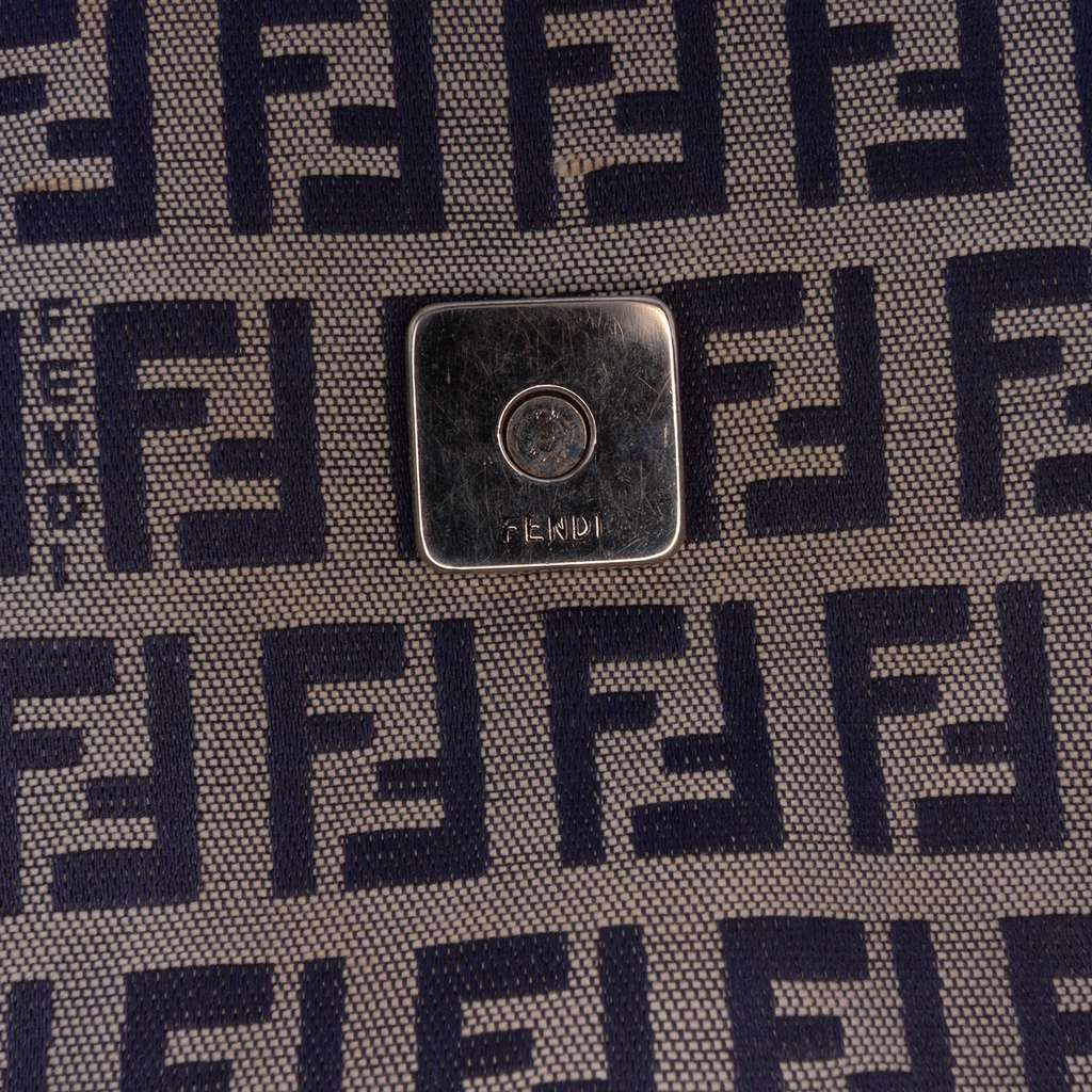 Fendi Zucchino Canvas Shoulder Bag - 5