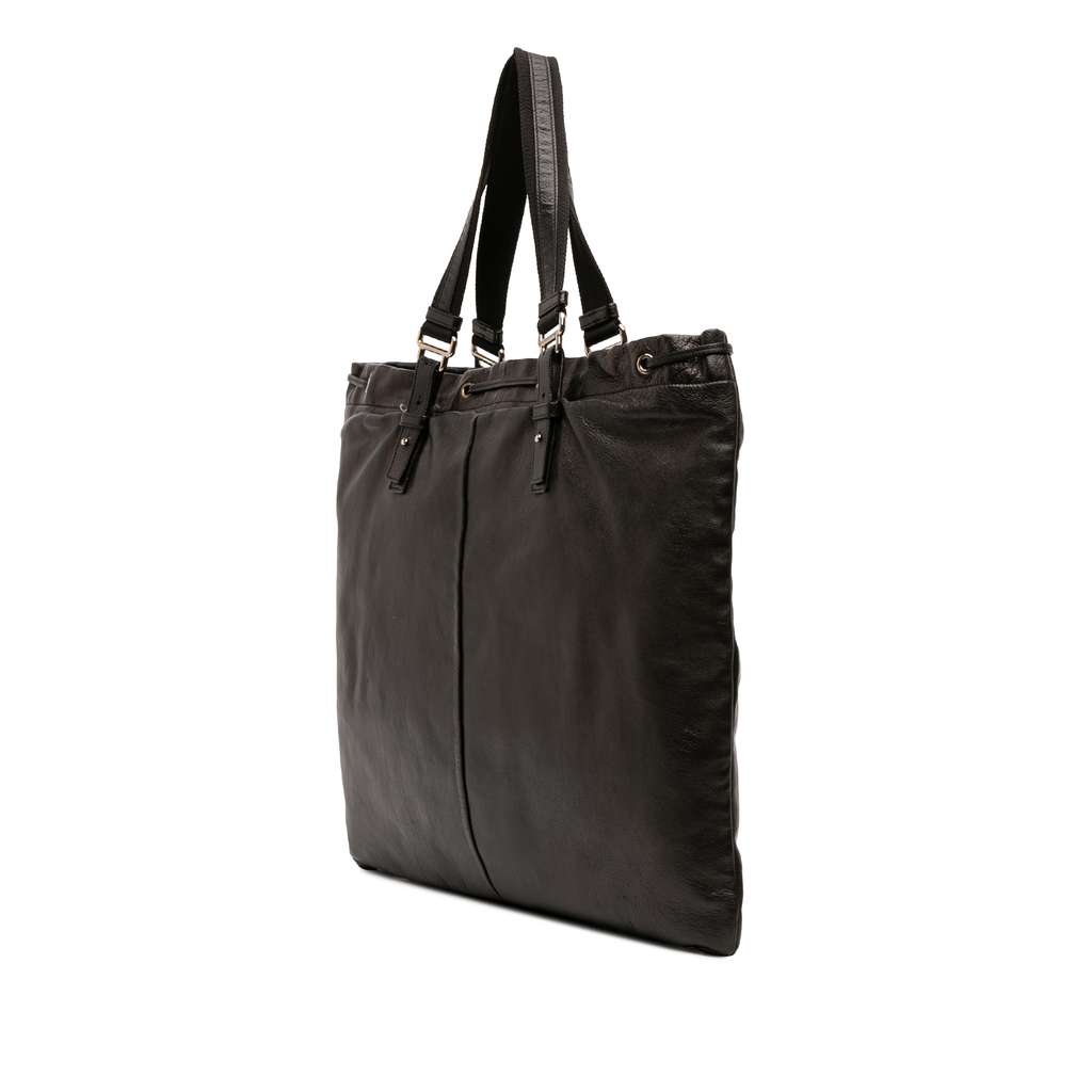 Saint Laurent Calfskin Studded Kahala Sac Tote - 2