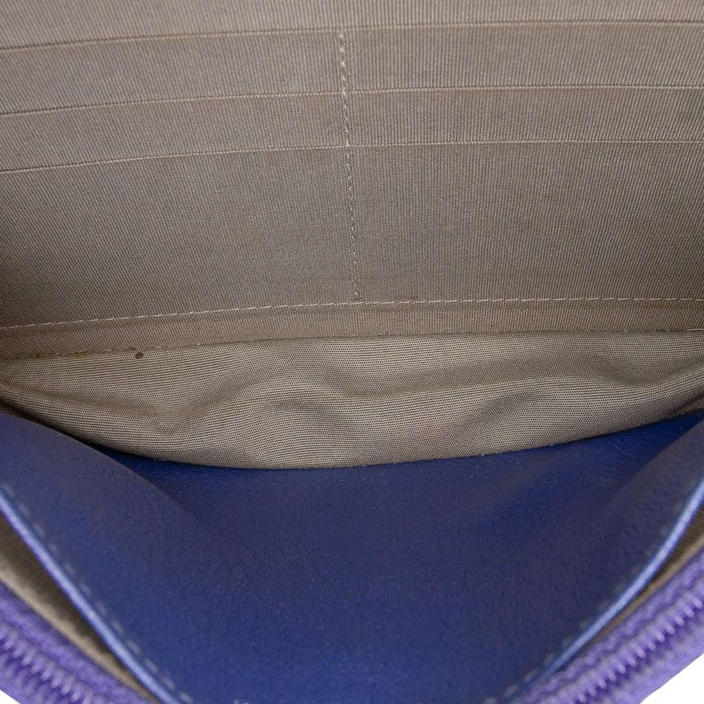 Chanel CC Calfskin Double Stitched Wallet on Chain - 4