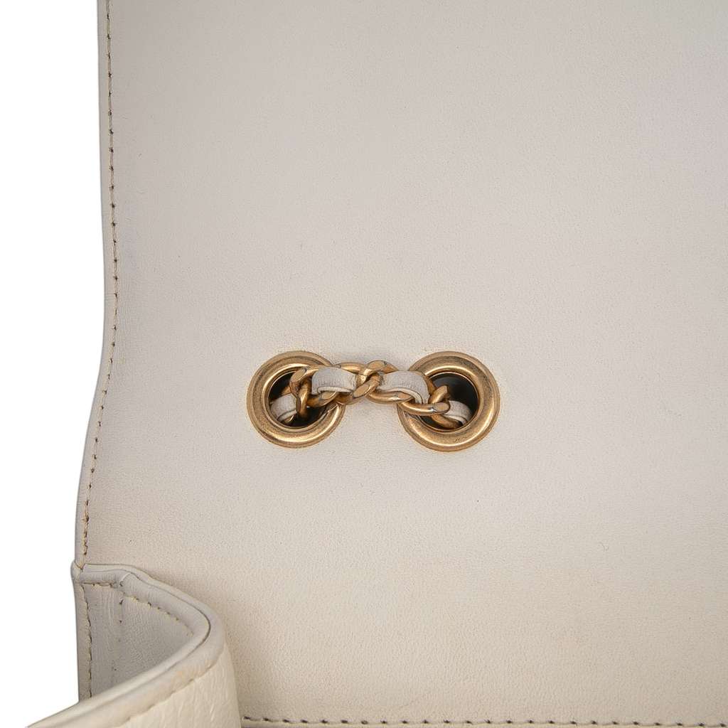 Chanel Medium Quilted Calfskin Octagon CC Clasp Flap - Detail 2
