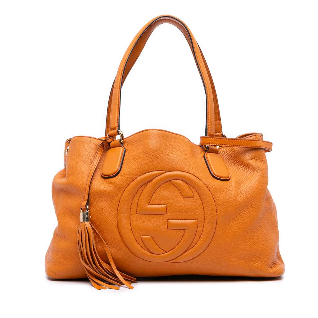 Gucci Medium Leather Soho Working Satchel