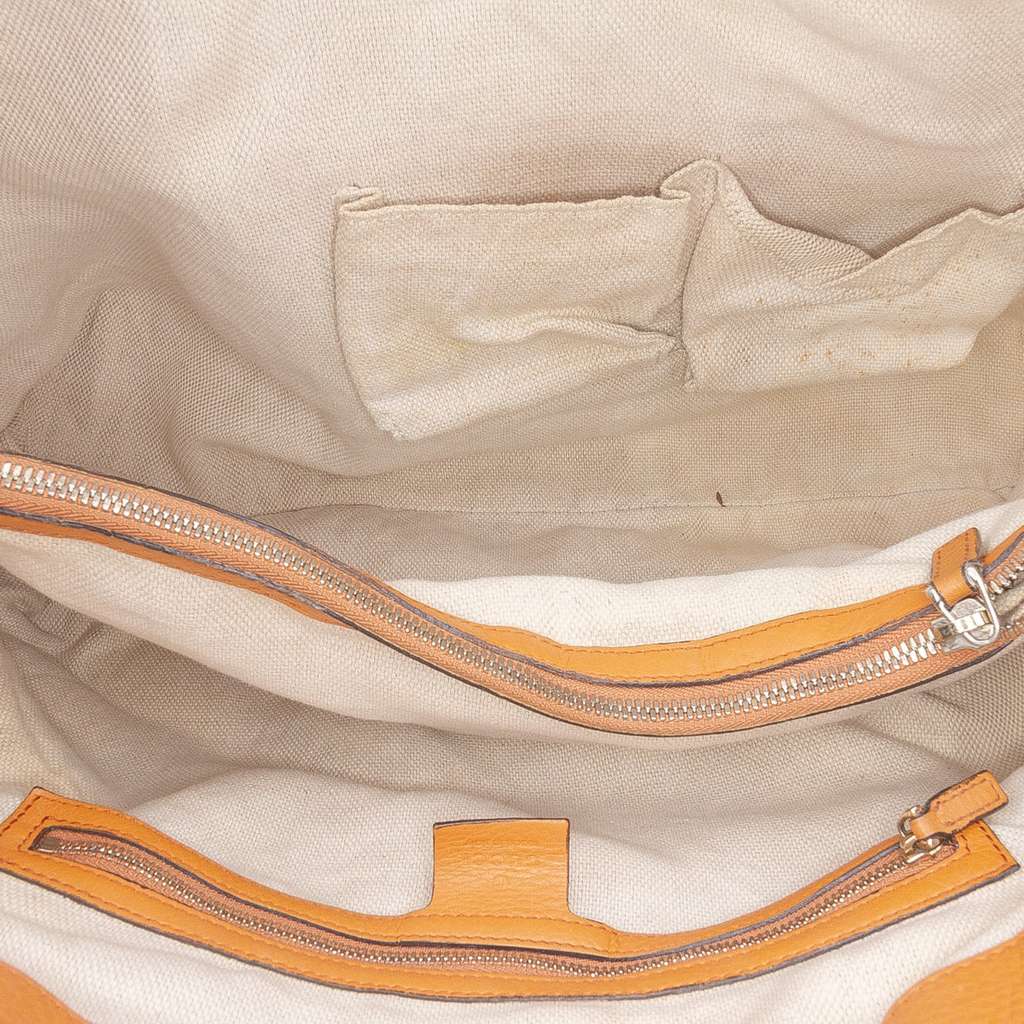 Gucci Medium Leather Soho Working Satchel - 4