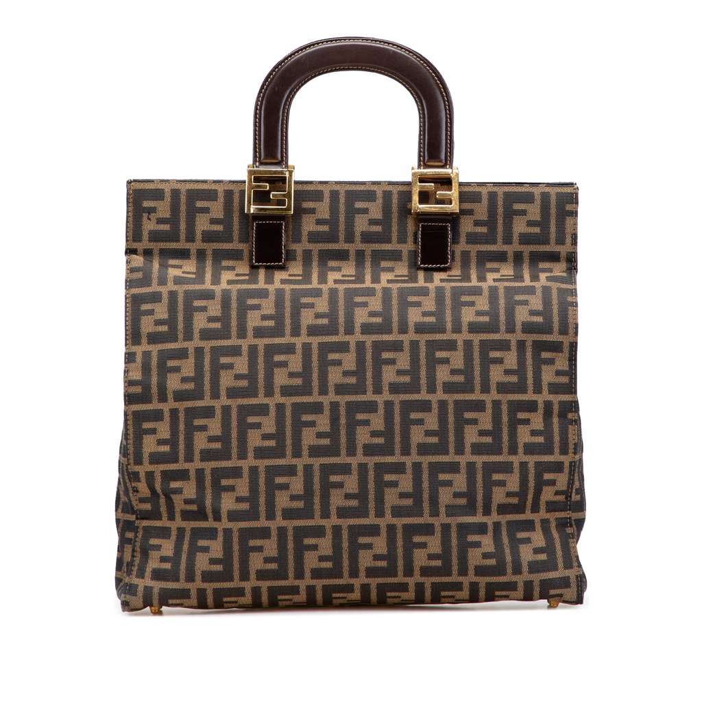 Fendi Zucca Canvas Twins Tote