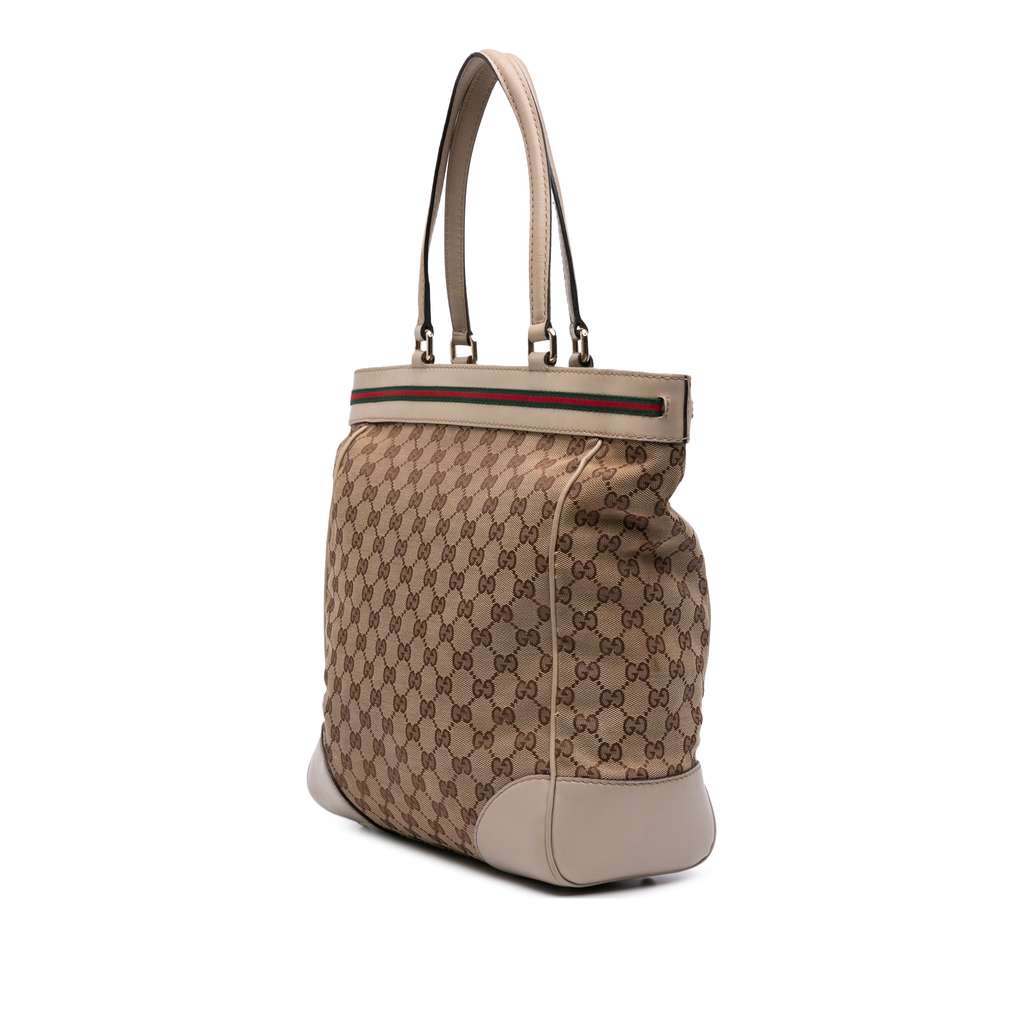 Gucci GG Canvas Mayfair Tote - Back view