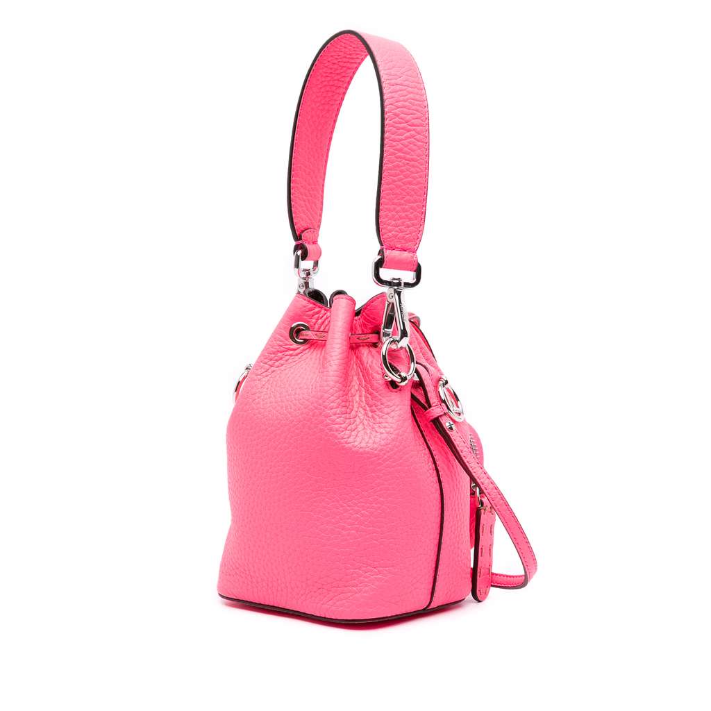 Fendi Mini Leather Mon Tresor Pocket Bucket Bag - 2
