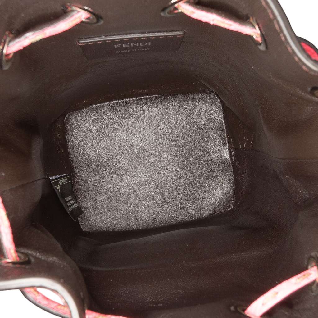 Fendi Mini Leather Mon Tresor Pocket Bucket Bag - 4