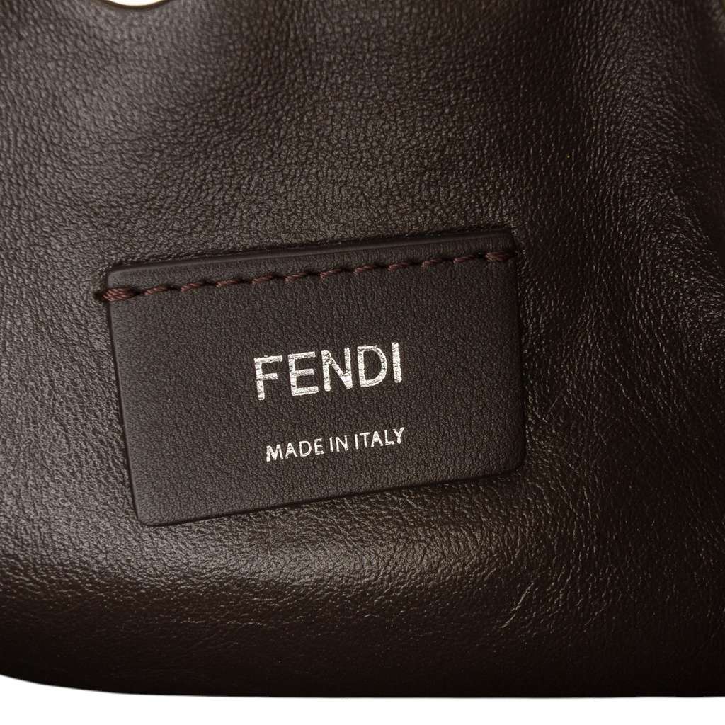 Fendi Mini Leather Mon Tresor Pocket Bucket Bag - 5