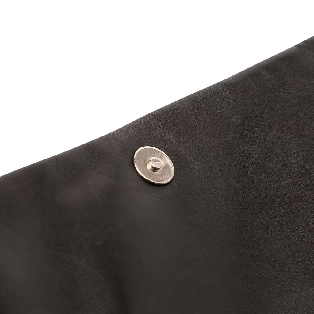 Chanel Quilted Metallic Distressed Lambskin CC Crystal Flap - Image 10