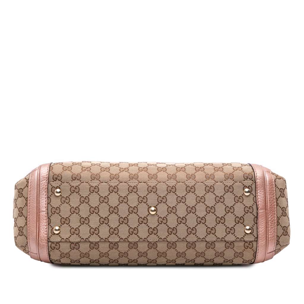 Gucci Large GG Canvas Bella Satchel - 3