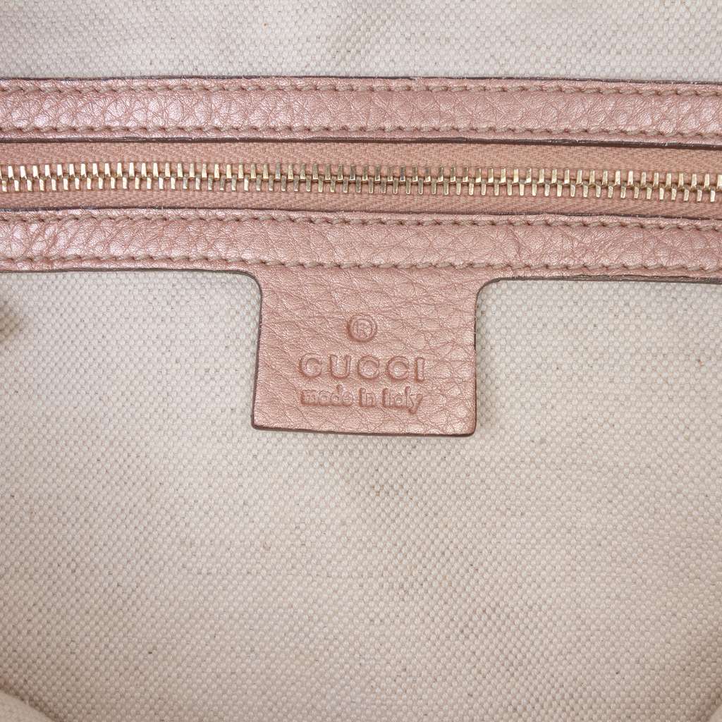 Gucci Large GG Canvas Bella Satchel - 5