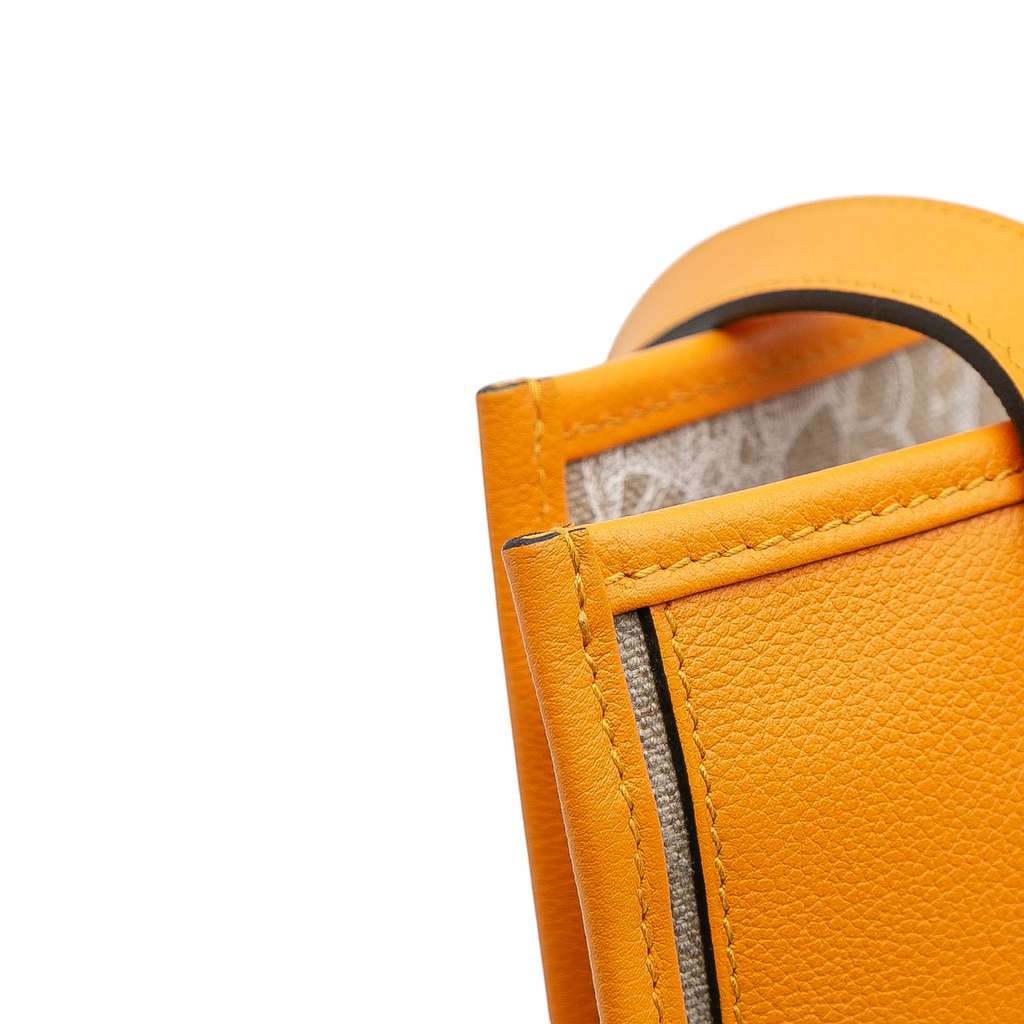 Hermès Evergrain and Toile Petit H Bell Tote - Image 13