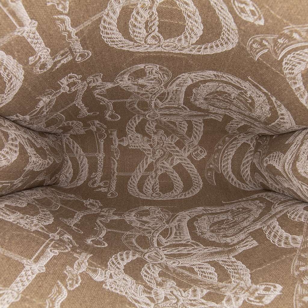 Hermès Evergrain and Toile Petit H Bell Tote - Detail 2