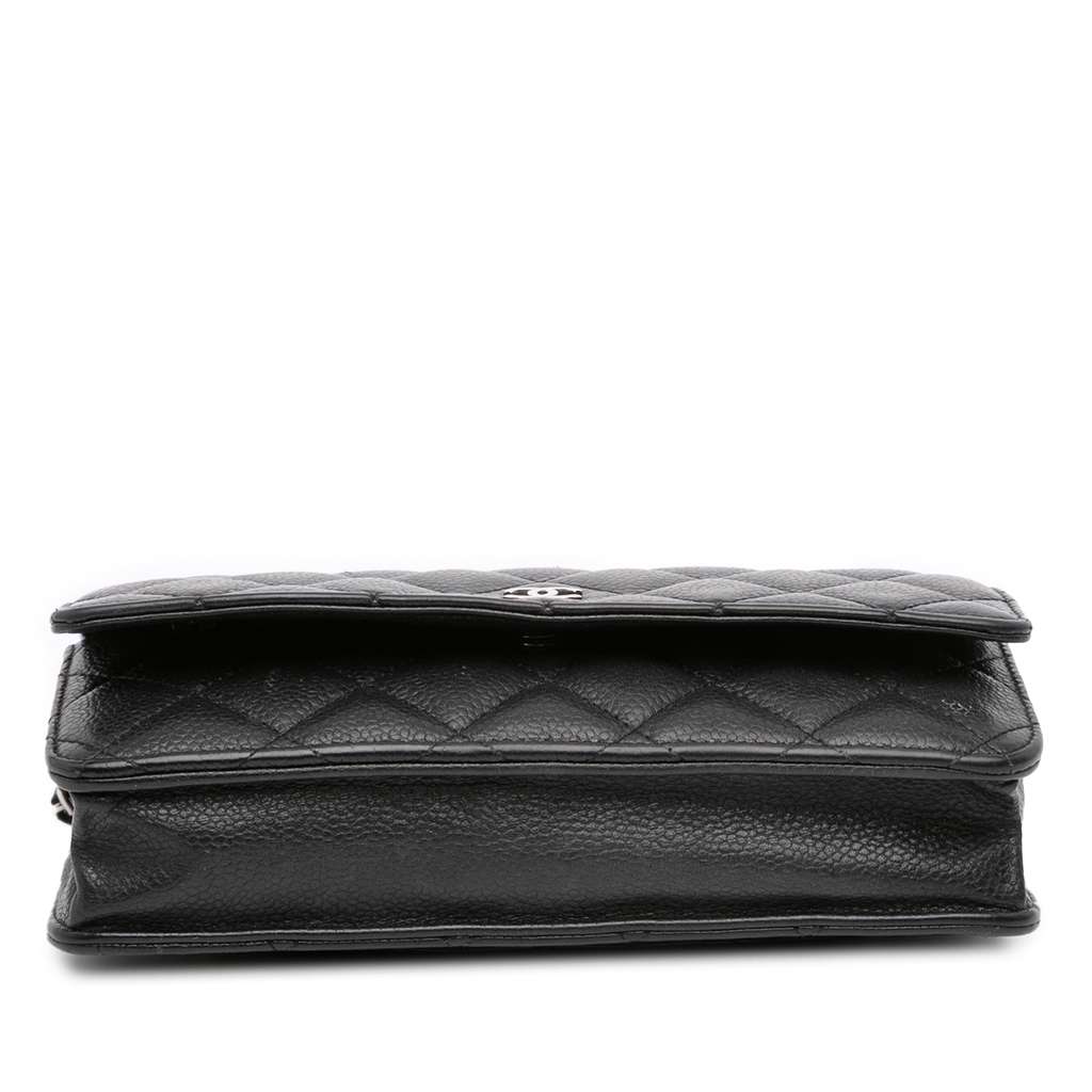 Chanel CC Quilted Caviar Wallet on Chain - 3