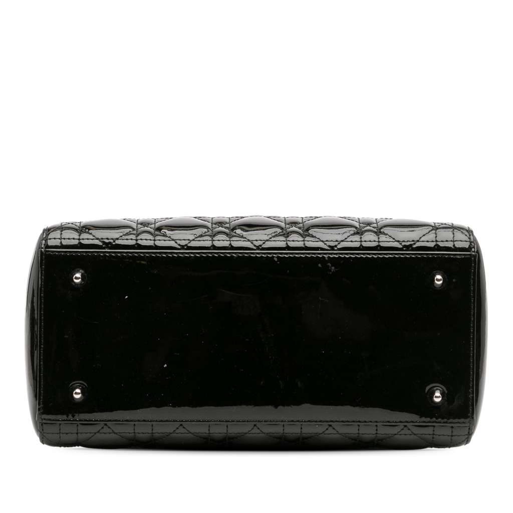 Dior Medium Patent Cannage Lady Dior - 3
