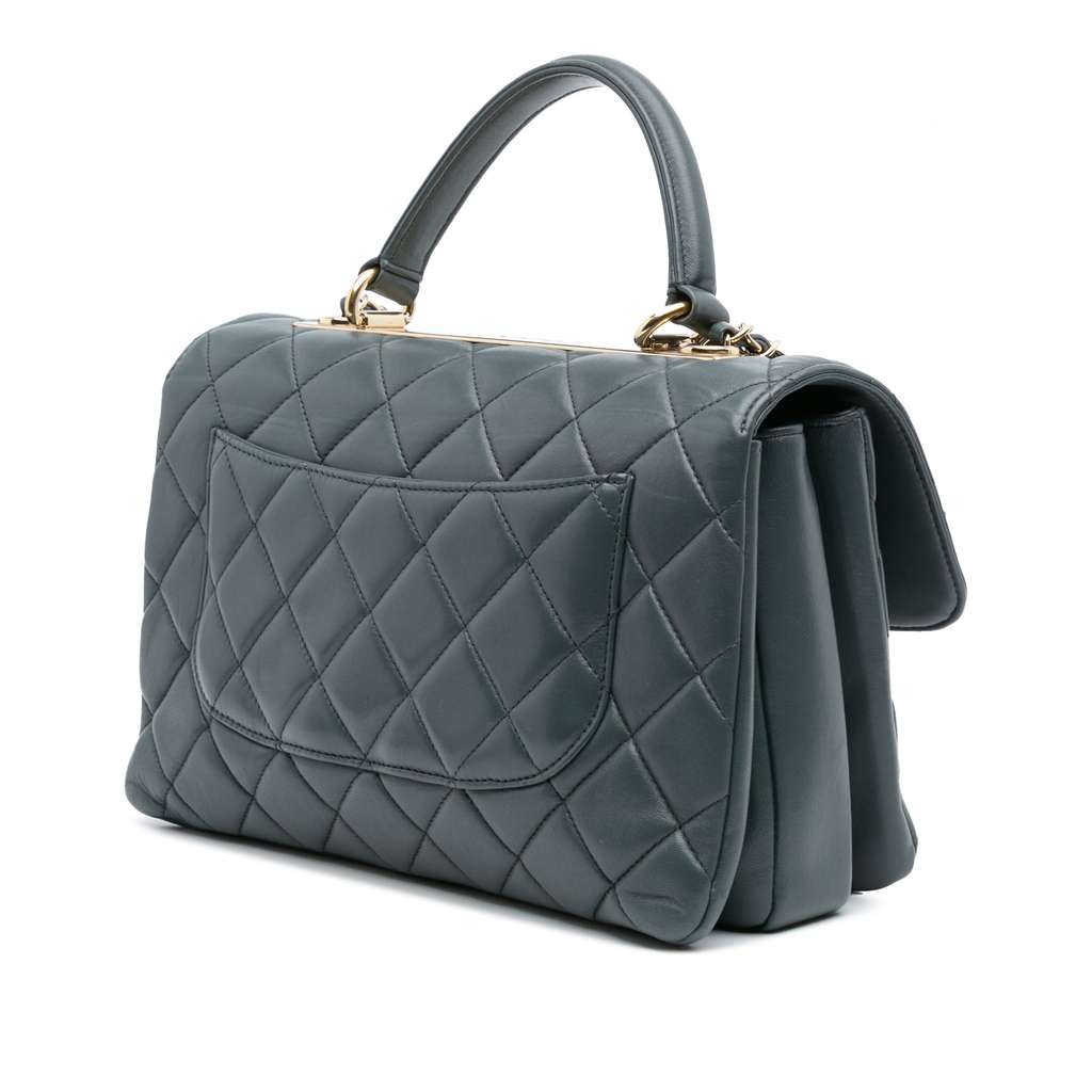 Chanel Medium Lambskin Trendy CC Top Handle Bag - 2