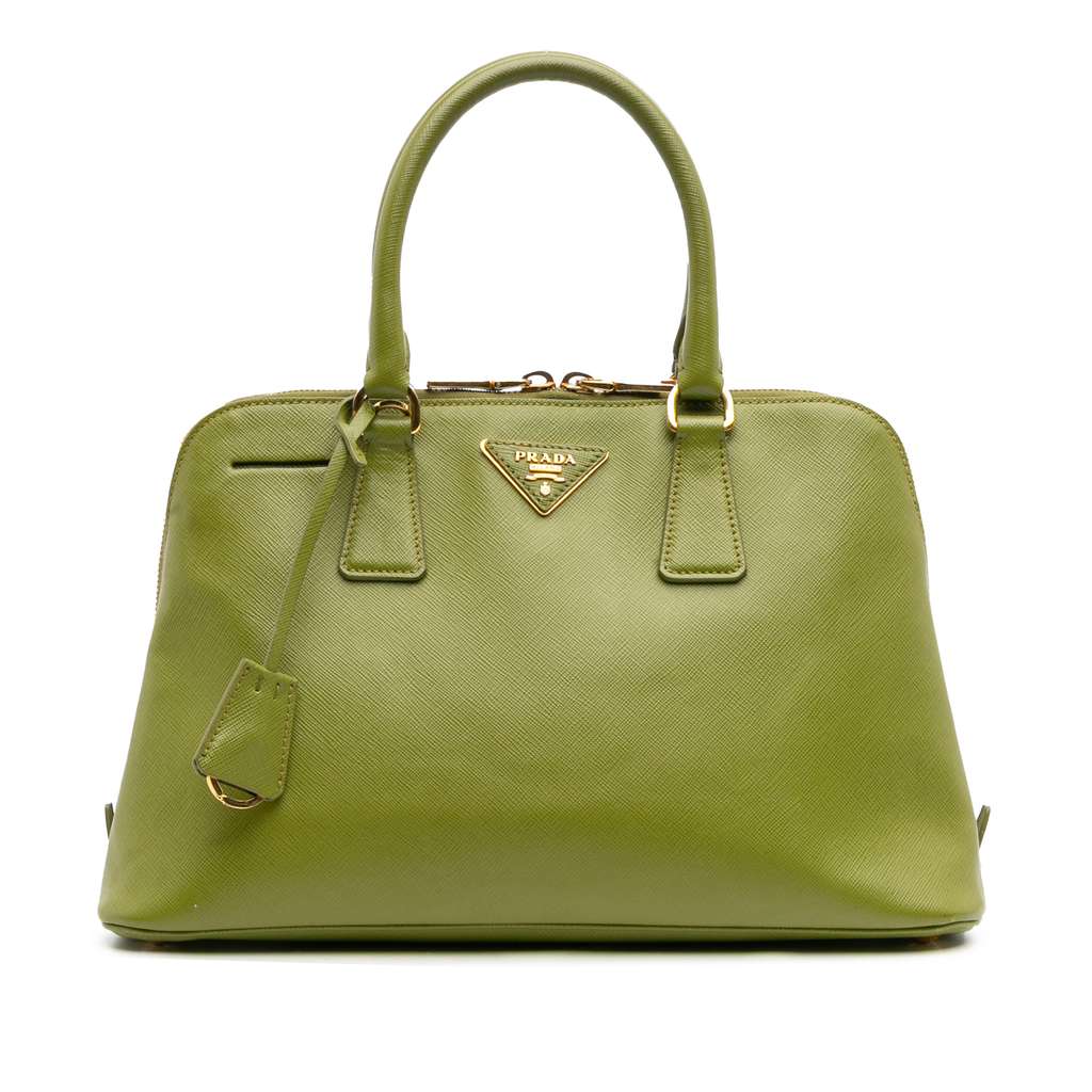 Prada Medium Saffiano Lux Promenade Satchel