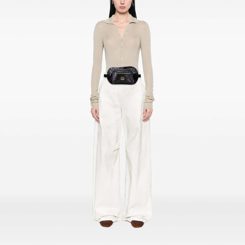 Gucci Calfskin Morpheus Double Zip Belt Bag - Image 12