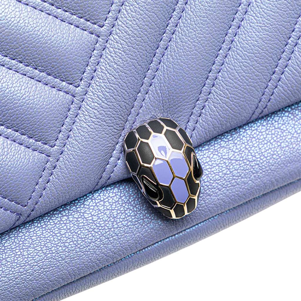 Bvlgari Leather Serpenti Cabochon Chain Crossbody - Detail 2