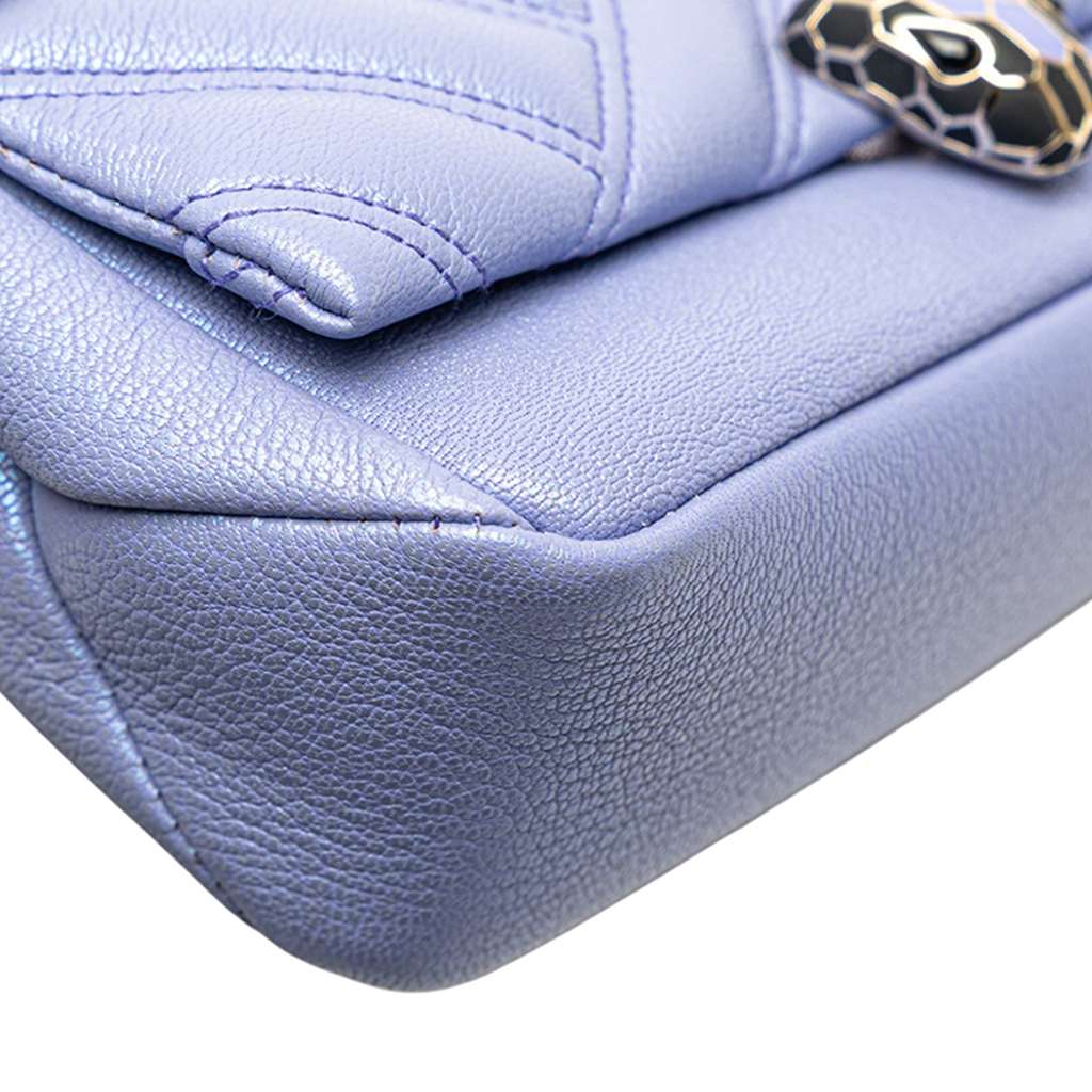 Bvlgari Leather Serpenti Cabochon Chain Crossbody - Image 10