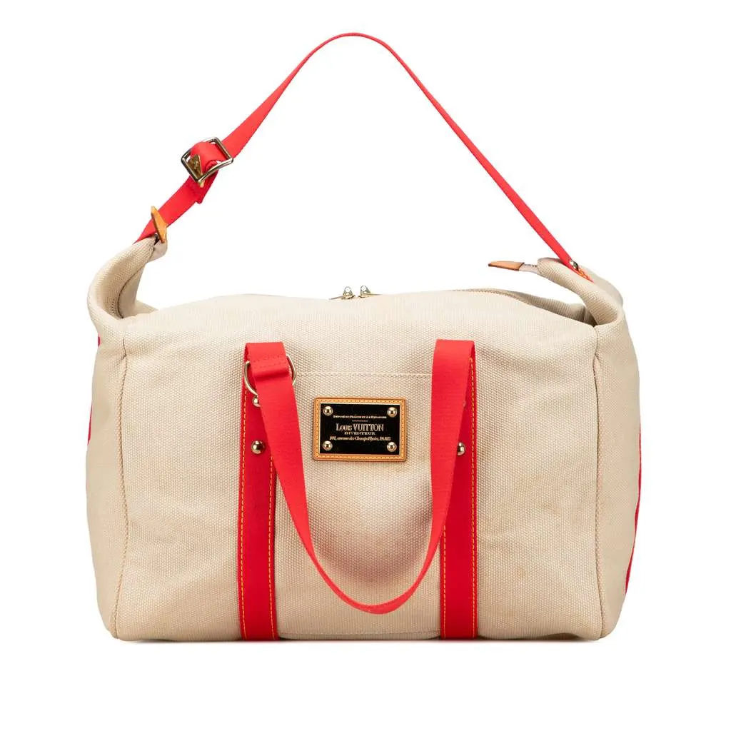 Louis Vuitton LV Cup Antigua Sac Weekend Brown Canvas Very good - Front View