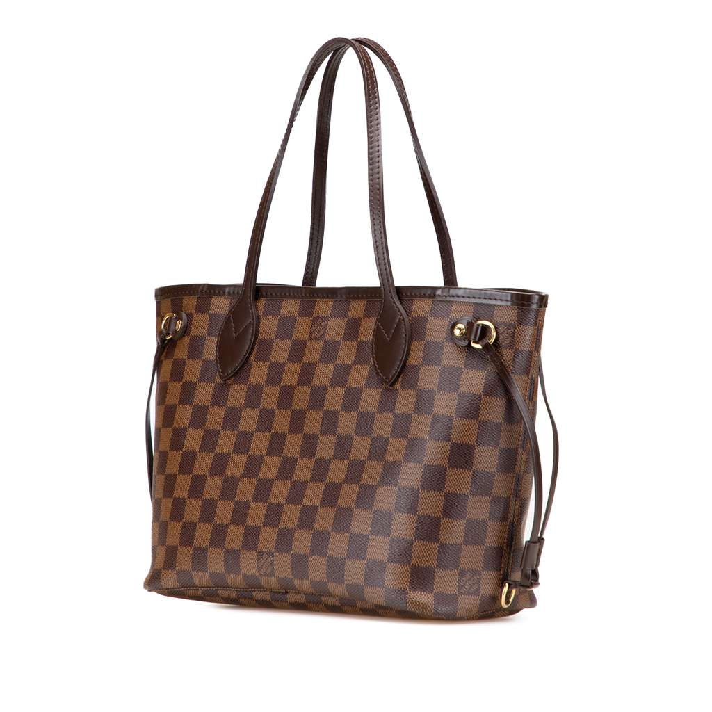 Louis Vuitton Damier Ebene Neverfull PM - Back view