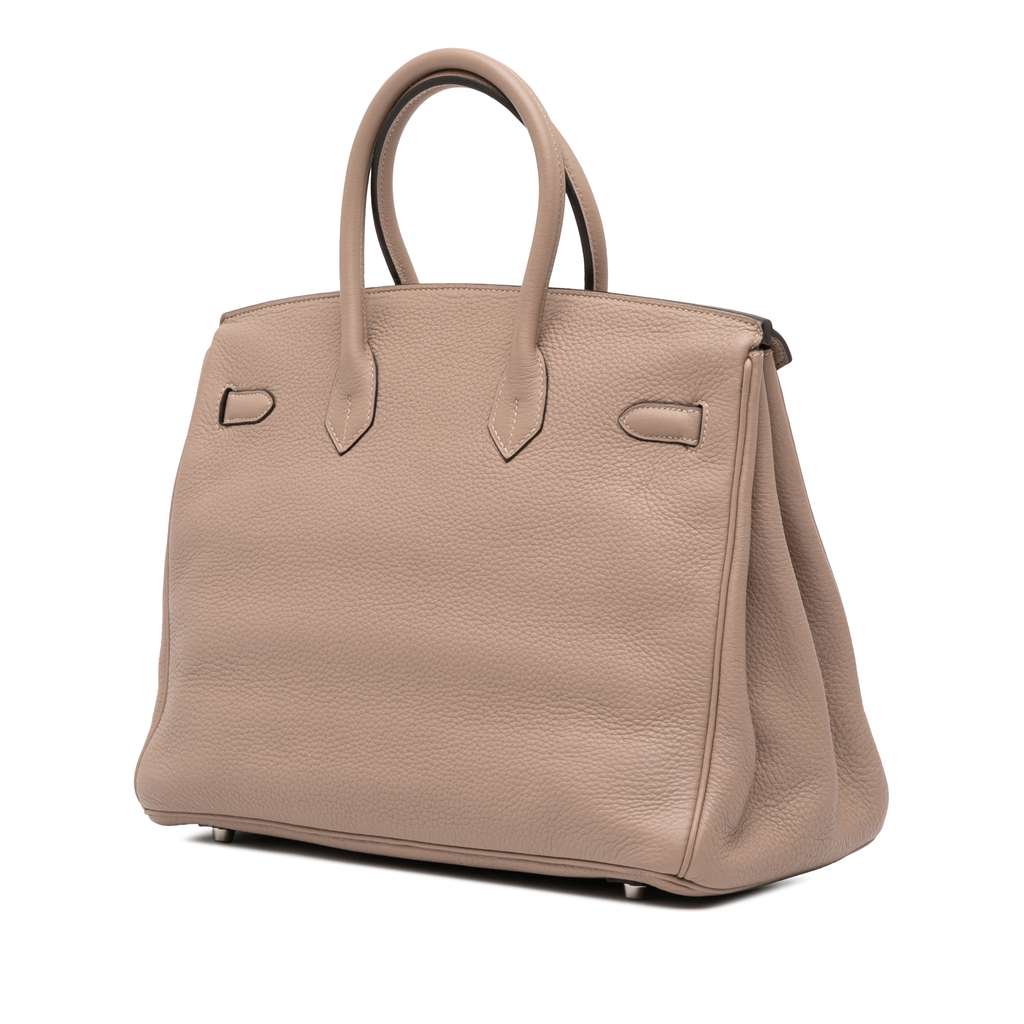 Hermès Clemence Birkin Retourne 35 - Back view