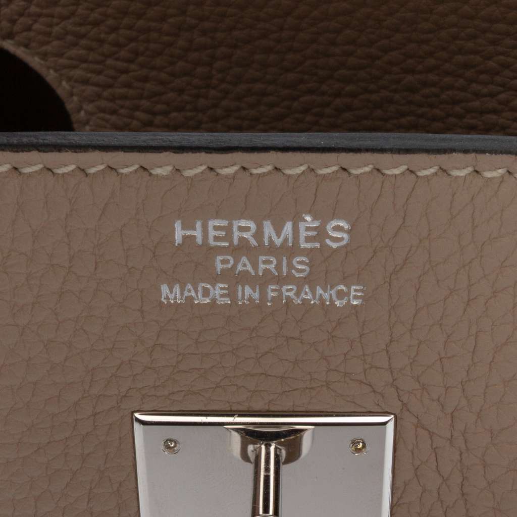 Hermès Clemence Birkin Retourne 35 - Side view