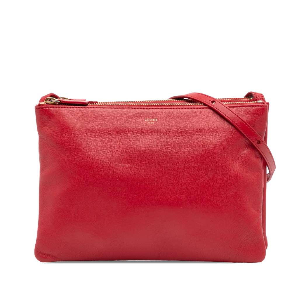 Celine Small Lambskin Trio Crossbody