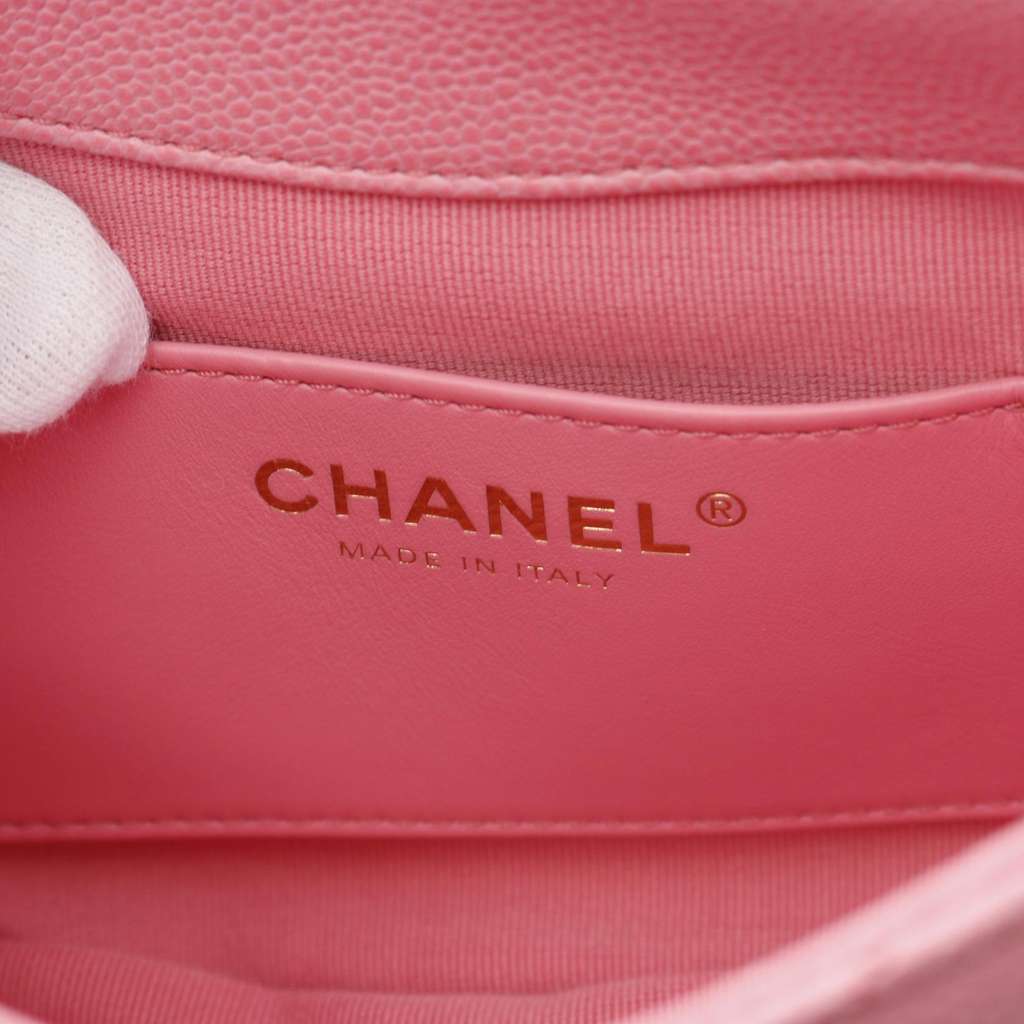 Chanel Mini Quilted Caviar CC Messenger Flap - 4