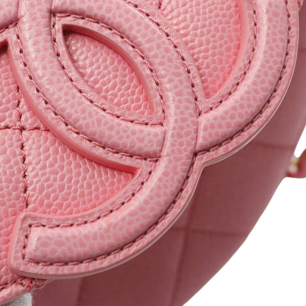 Chanel Mini Quilted Caviar CC Messenger Flap - Image 10