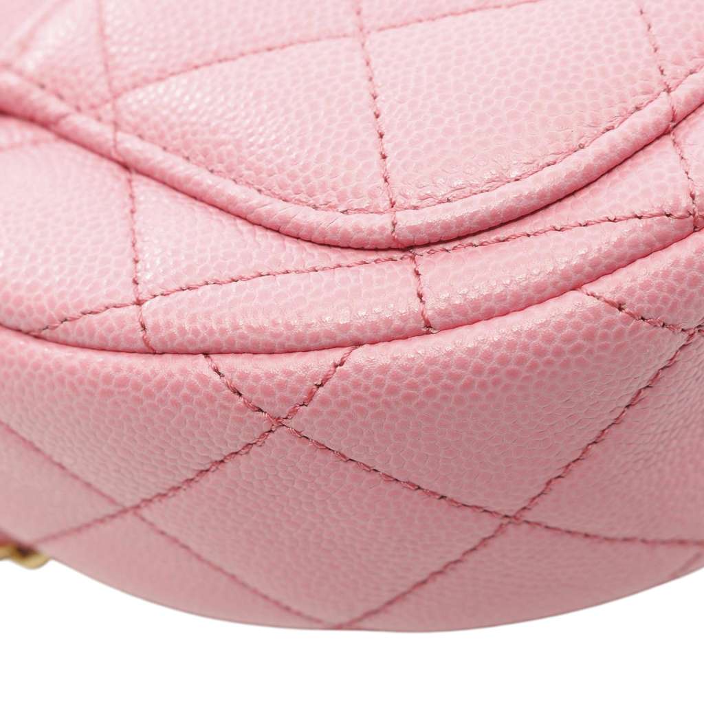 Chanel Mini Quilted Caviar CC Messenger Flap - Image 12