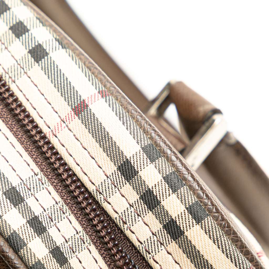 Burberry House Check Canvas Handbag - Image 11