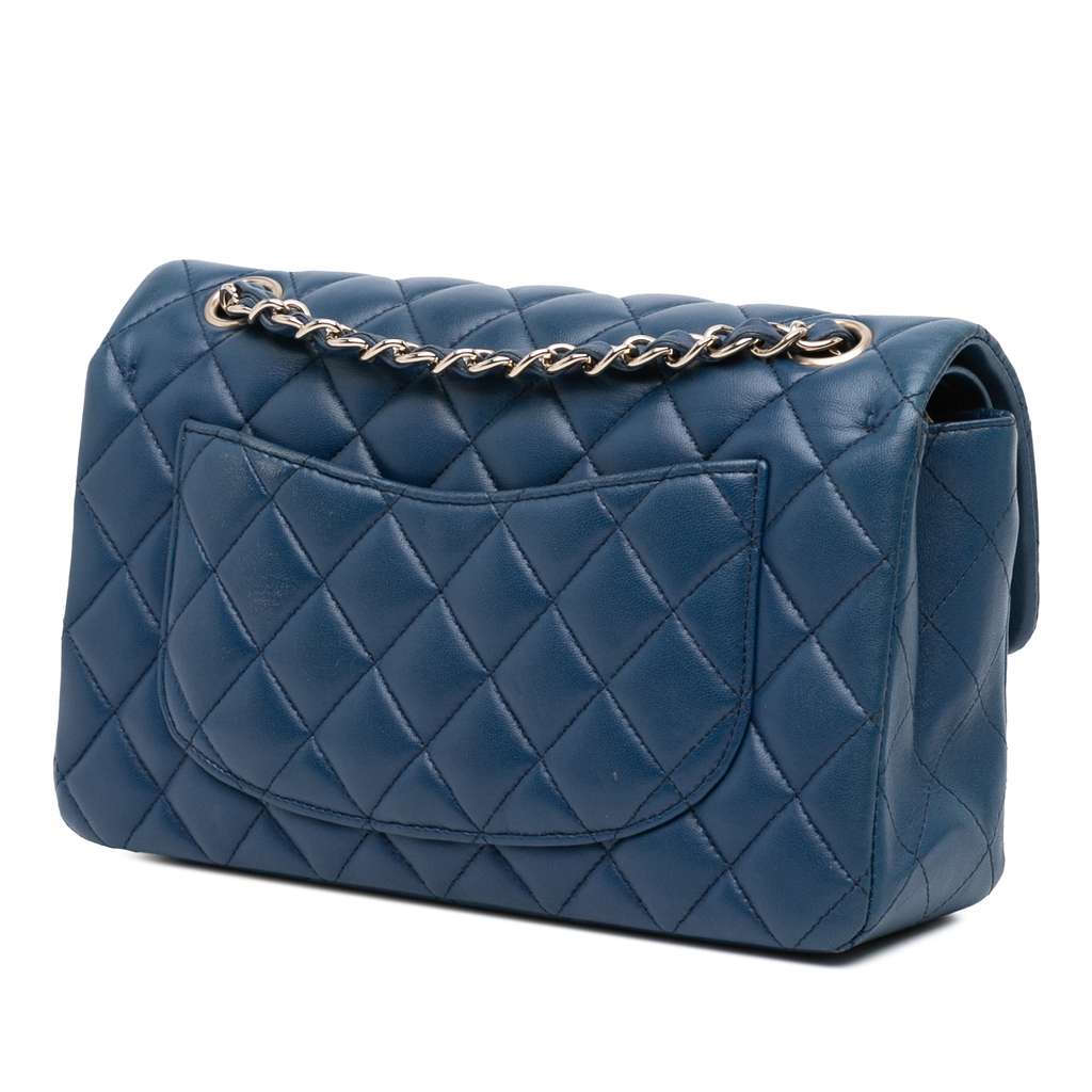 Chanel Small Classic Lambskin Double Flap - Back view