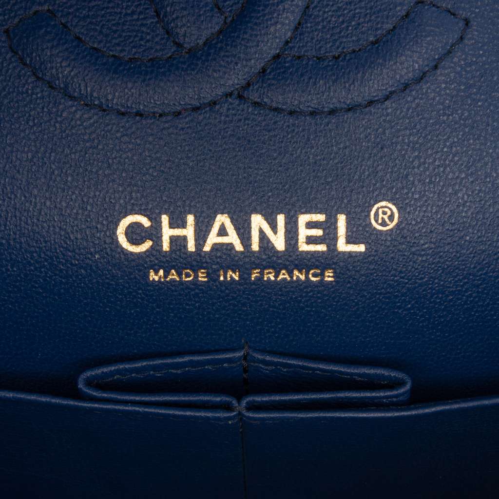 Chanel Small Classic Lambskin Double Flap - Side view