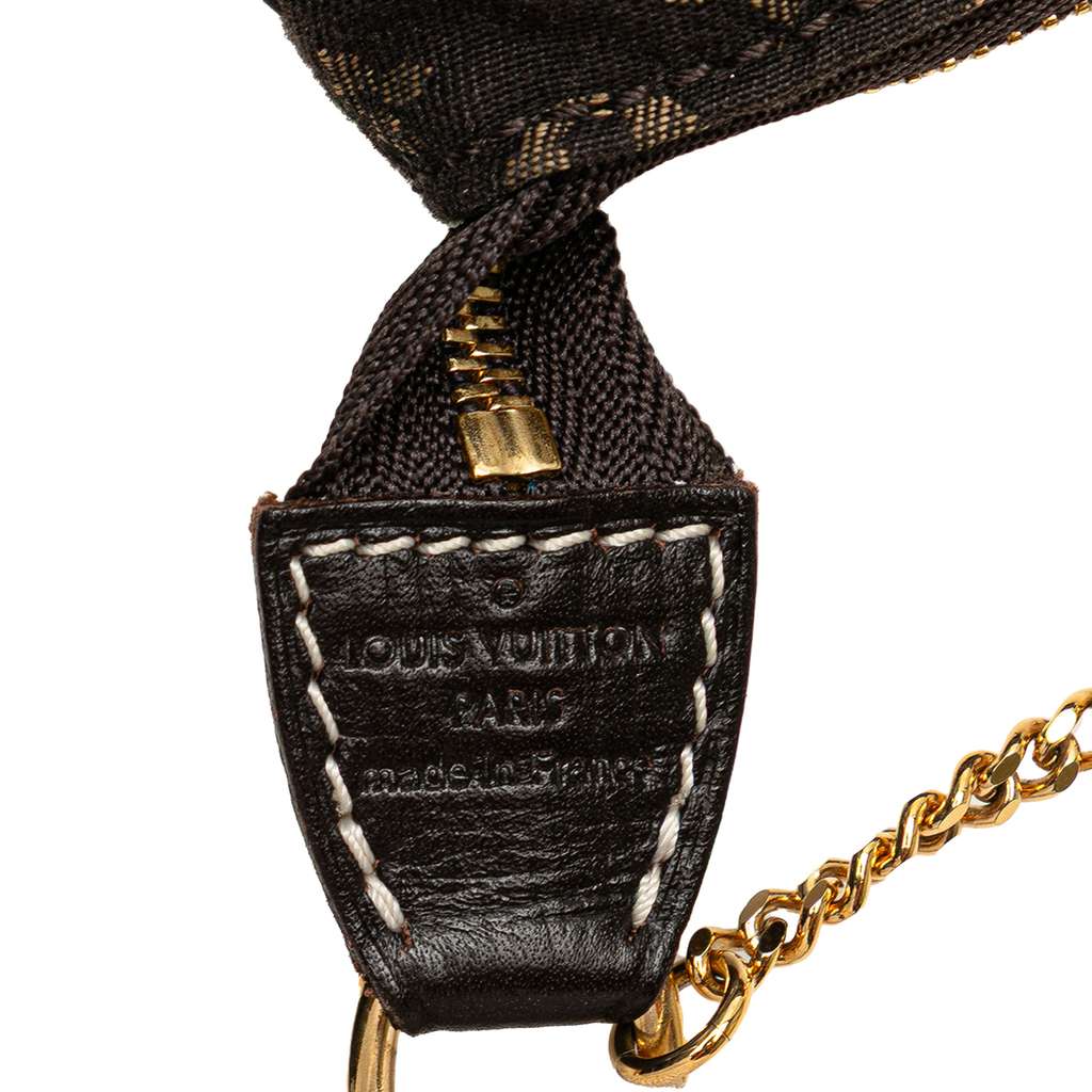 Louis Vuitton Monogram Mini Lin Mini Pochette Accessoires - Side view